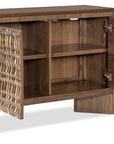 Eleana - Two Door Chest - Medium Wood