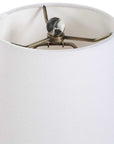 Marcela - Panda Marble Buffet Lamp - Black