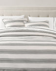 Blackberry - King Comforter Set Set of 3 - White / Black