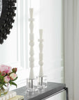 Norte - Stone Sculptures (Set of 2) - White