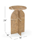 Abbey - Accent Table - Amber
