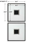 Origins - Shadow Boxes (Set of 2) - Black / White