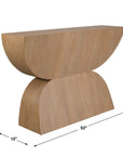 Ciano - Modern Wood Console Table - Woodtone