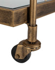 Scarritt - Bar Cart - Antique Brass