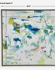 Abstract Reflections - Framed Canvas - Gray