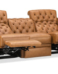 MS - Glover Power Reclining Sofa With Power Headrest - Brown