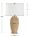 Sandstone Flow - Table Lamp - Terracotta