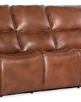 MS - Crosby Zero Gravity Power Sofa With Power Headrest - Brown