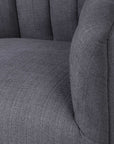 Cuthbert - Modern Swivel Chair - Dark Gray