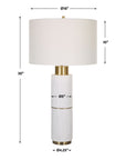 Ruse - Whitewashed Table Lamp