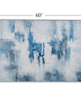 Perdido Framed Canvas - Blue