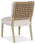 Surfrider - Woven Back Side Chair Set of 2 - Beige / Light Brown