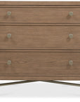 Sonnet - Three-Drawer Nightstand - Dark Gray