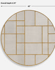 Geometric - Round Mirror