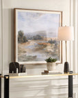 River Afternoon - Landscape Print - Light Brown