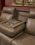 Alexander - Power Reclining Sofa With Console, Power Headrest & Lumbar