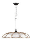 Lakeside - Indoor-Outdoor 1 Light Pendant - Black