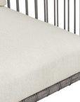 Borneo - Outdoor Dining Chair - White / Dark Gray