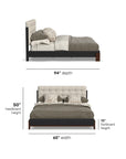 Waterfall - Upholstered Bed