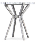 Melange - Glendon Side Table - Pearl Silver