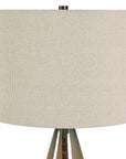 Baltic - Teardrop Glass Table Lamp - Dark Brown