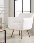 Oasis - White Swivel Chair