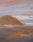 Dawn On The Hills - Framed Print - Purple