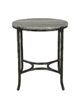 Stonewall - End Table - Silver / Black