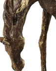 Openly Grazing - Horse Sculpture