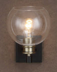 Kent - Edison 1 Light Sconce - Black
