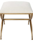 Crossing - Small Bench - White