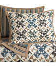 Mosaic - King Reversible Quilt Set Set of 3 - Multi Color