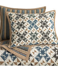 Mosaic - Full/Queen Reversible Quilt Set Set of 3 - Multi Color