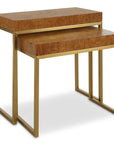 Burl-esque - Wooden Nesting Tables (Set of 2)