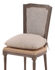 Morton - Dining Side Chair - Dark Brown / Beige