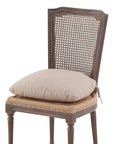 Morton - Dining Side Chair - Dark Brown / Beige