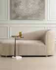 Fae - Arm Chaise Lounge - Beige