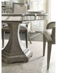 Sanctuary - Rectangle Dining Table With 2-20" Leaves - Pearl Silver