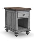 Plymouth - Chairside Table - Gray