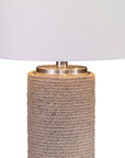 Lakeland - Table Lamp - Light Brown / White