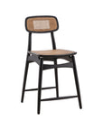 Macie - Counter Stool - Black / Light Brown