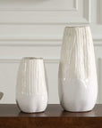 Echo Ridge - Vases (Set of 2) - White