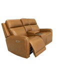 Alister - Power Gliding Loveseat With Console, Power Headrests & Lumbar