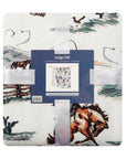 Campfire - Ranch Life Western Toile Campfire Sherpa Throw 6 Per Carton - Duffle Bag