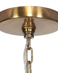 Water Hyacinth - 4 Light Woven Pendant - Light Brown