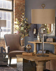 Ferro - Cast Iron Table Lamp - Dark Brown