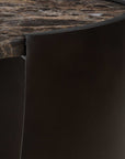 Welling - Modern Metal Side Table - Black