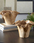 Teak Flow - Outdoor Bowl - Natural