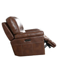 David - Power Gliding Recliner With Power Headrest & Lumbar - Pecan
