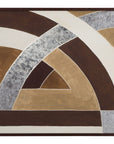 Neutral Geometry II Framed Print - Brown
